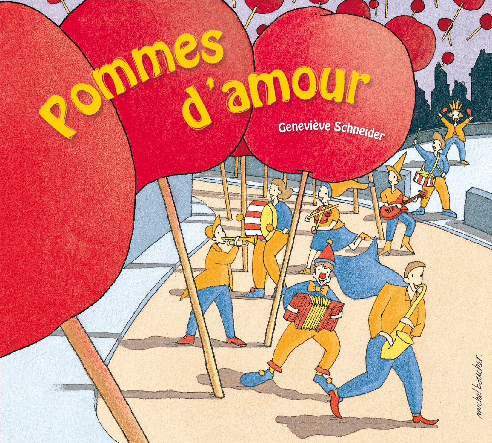 Pomme d'amour ensanglantée